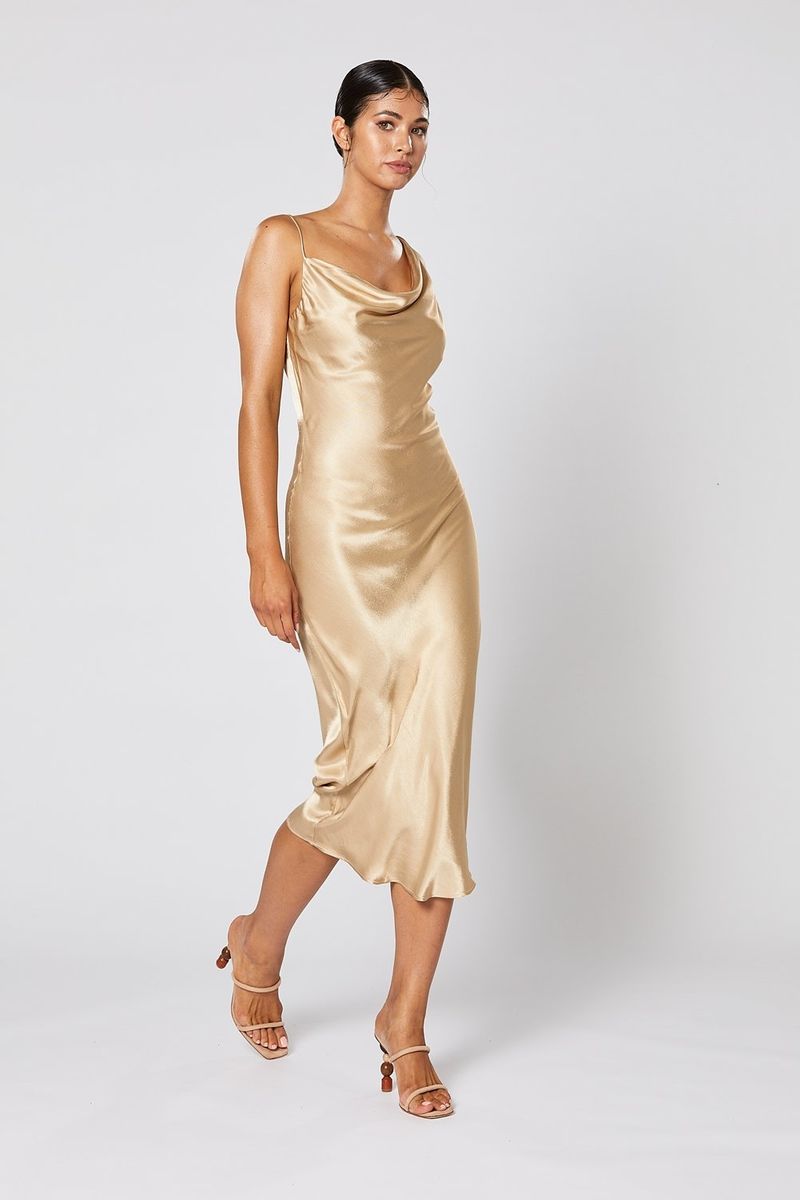 Shimmy nights cowl sales midi