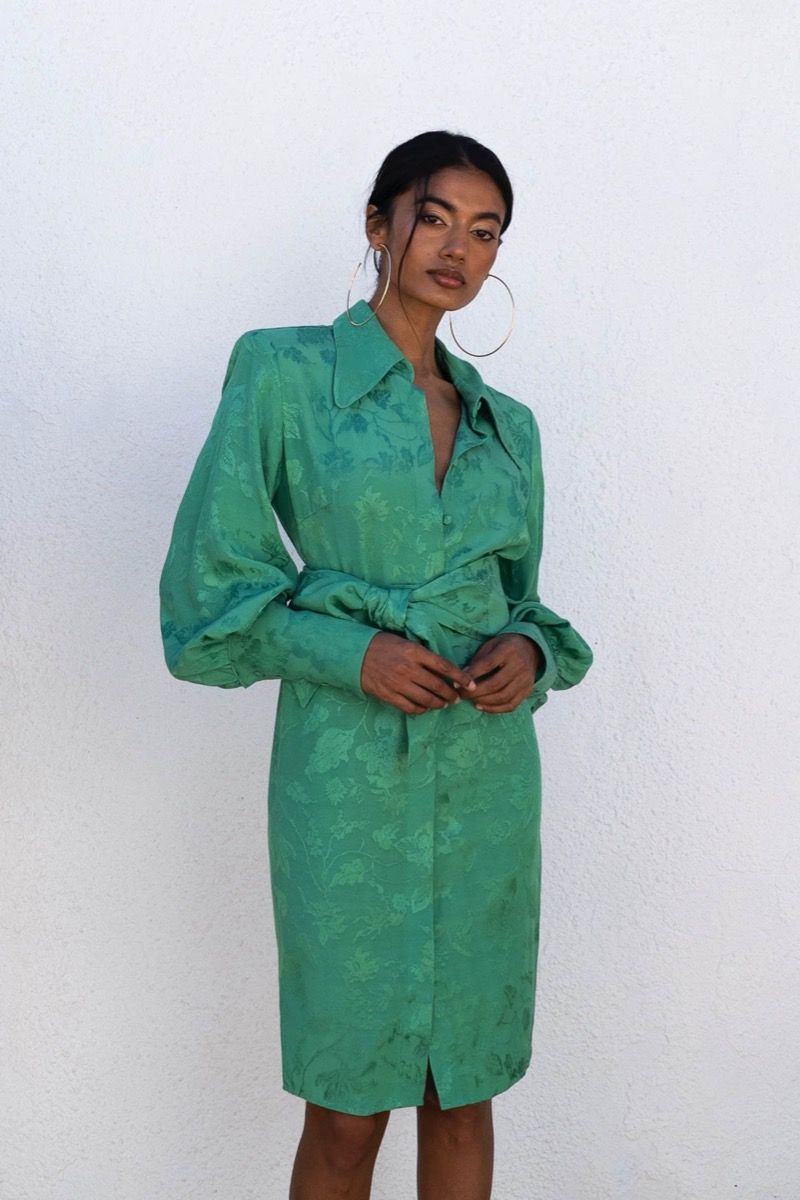 Larsuu Florence Green Dress main image 1