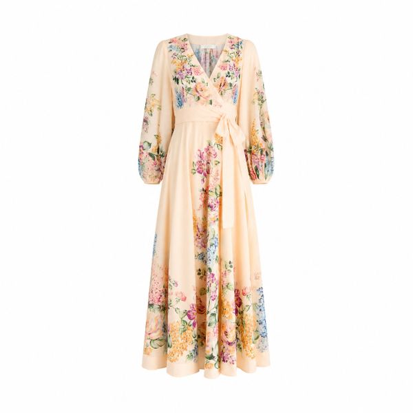 Halliday Floral-Print Cotton Maxi Wrap