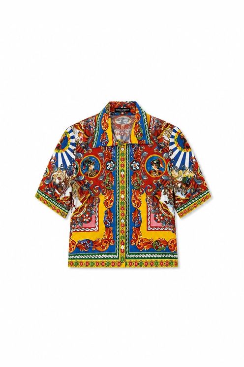 Carretto Siciliano Print Shirt