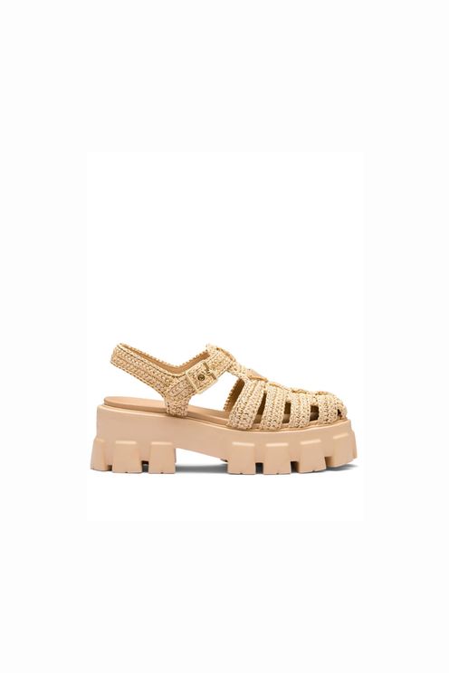 Monolith Raffia Effect Sandals Monolith Raffia Effect Sandals