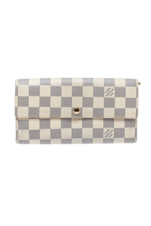 Damier Azur Canvas Sarah Long Wallet