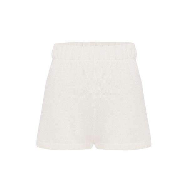 Spodenki cream organic z kaszmirem