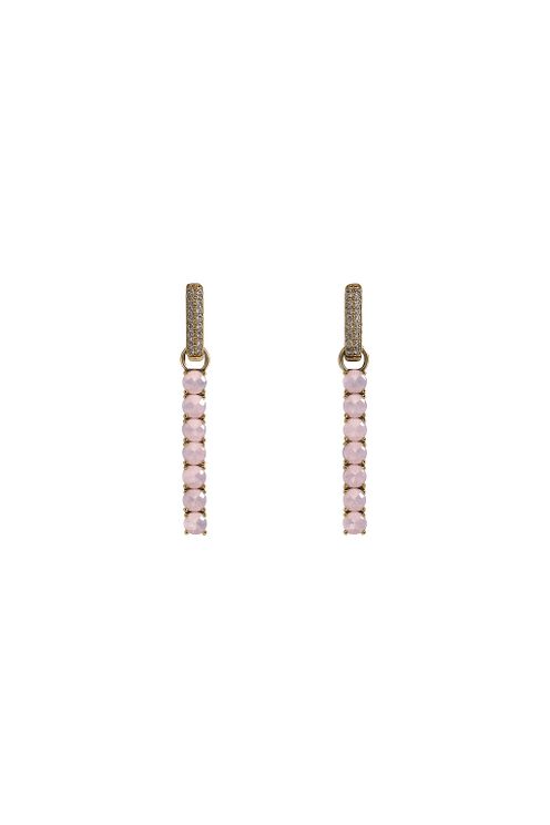 Tennis Pink Earrings