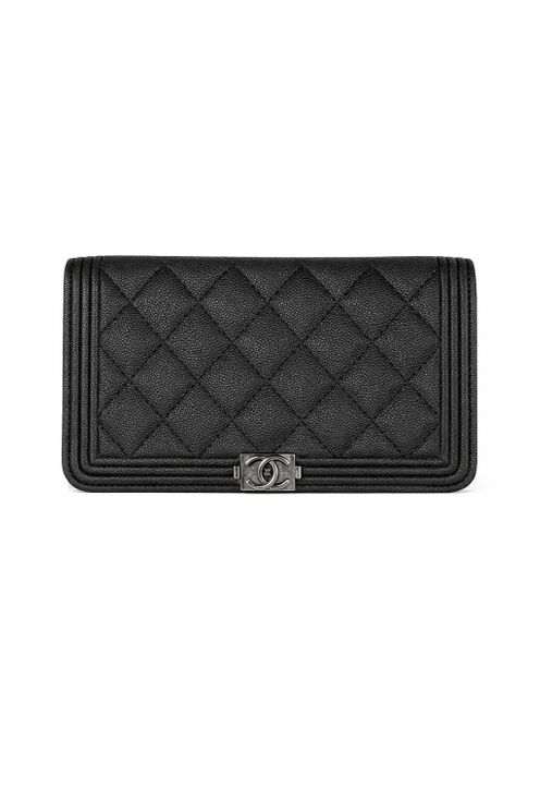 Caviar Boy Wallet on Chain Silver