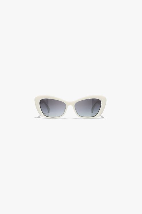 Cat Eye 'Perle Blanc' Sunglasses