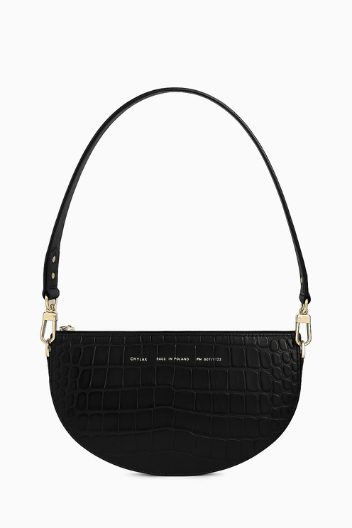 Crescent Shoulder Bag – Long Leather Edition