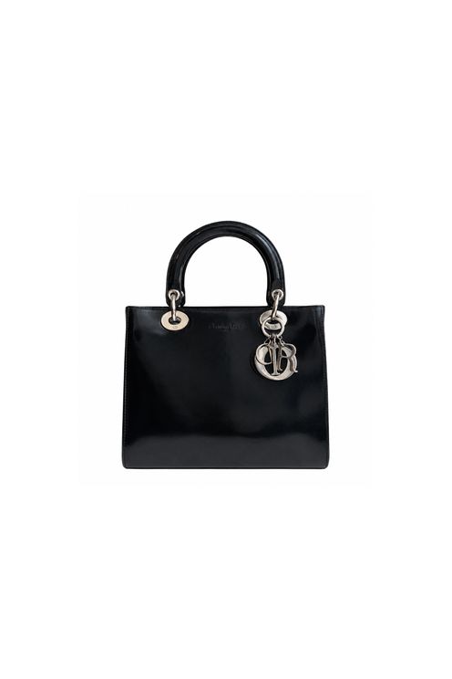 Vintage Smooth Leather Charm Tote
