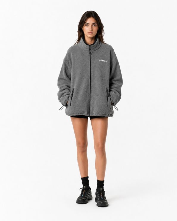 Grey Fleece Sweatshirt