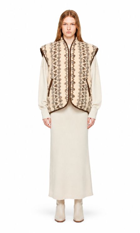 Maximilia Wool Fleece Vest