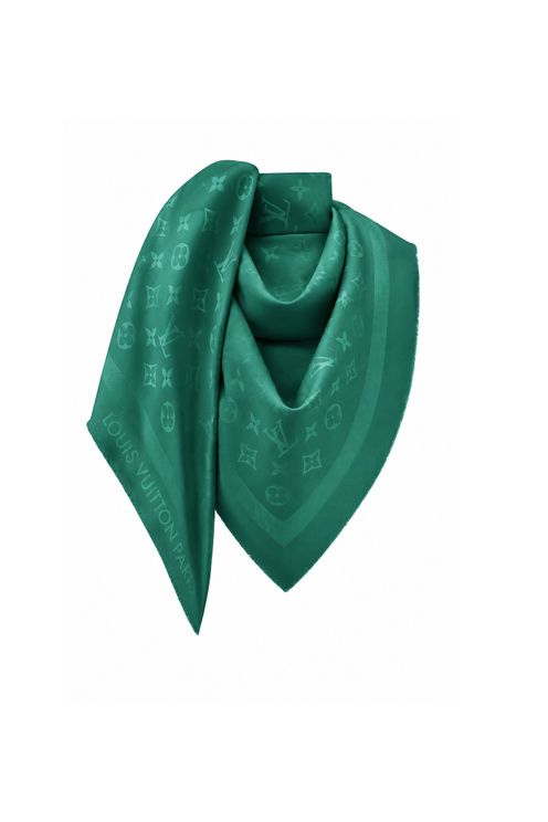 Monogram Emerald Green Shawl