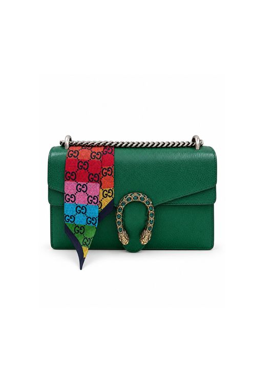Pebbled Calfskin Small Dionysus Shoulder Bag