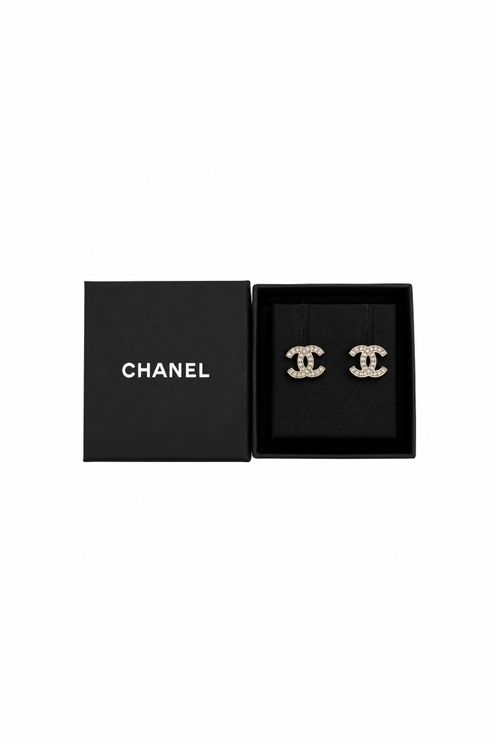 Classic CC Crystal Stud Earrings