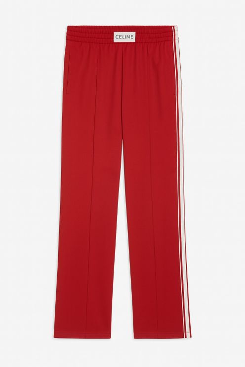 Crimson Luxe Track Pants