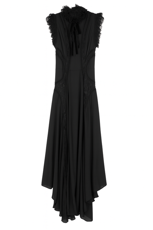Black Lace Maxi Dress