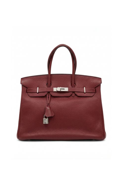 Birkin 35 Rouge Garance Clemence 