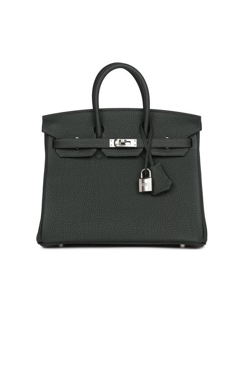 Hermès Birkin 25 Vert Fonce Togo Palladium Hardware