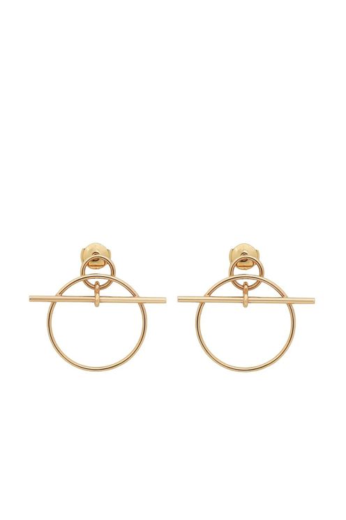 Rose Gold Small Loop Earrings