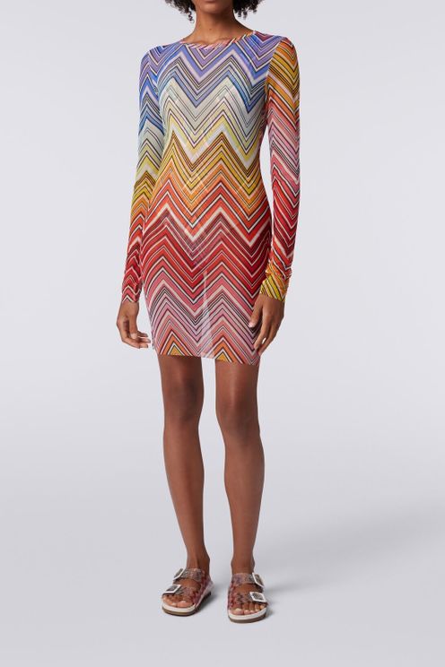 Missoni Long Sleeve Mini Dress