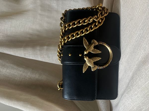 Wallet Pinko Bag Pelle Black Baby Love Bag Simply In Pelle Pinko