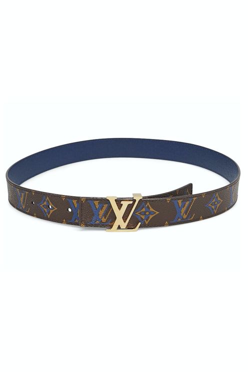 Rainbow Monogram Canvas Belt 80 | 32 