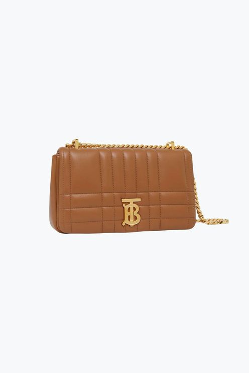 Small Lola Quilted Brown Bag Small Lola Quilted Brown Bag