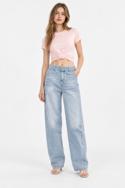Belted Jeans
