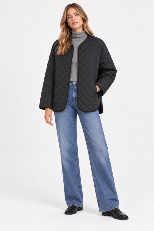 Quilted Recycled-Shell Jacket