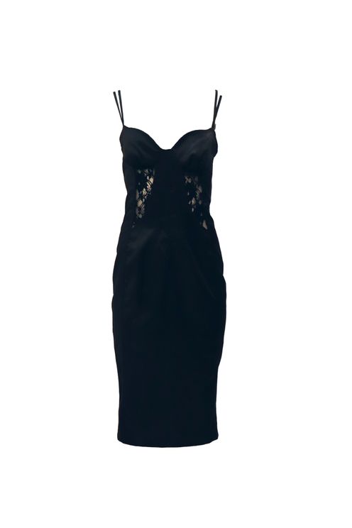 Lace Silk Dress
