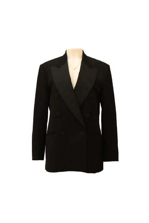 Satin Lapels Blazer