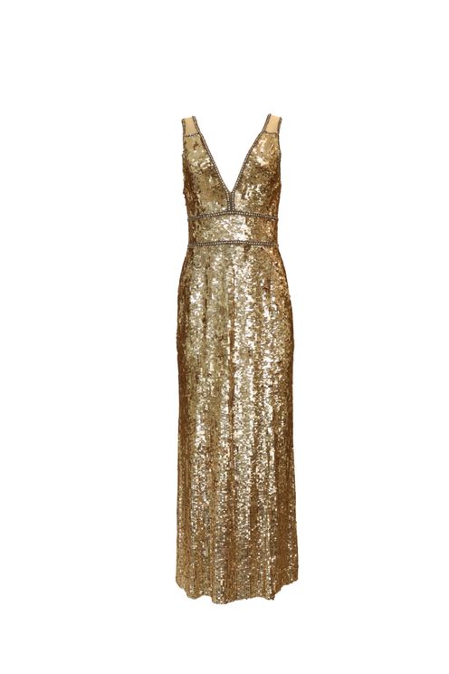 Gold Sequin Dress