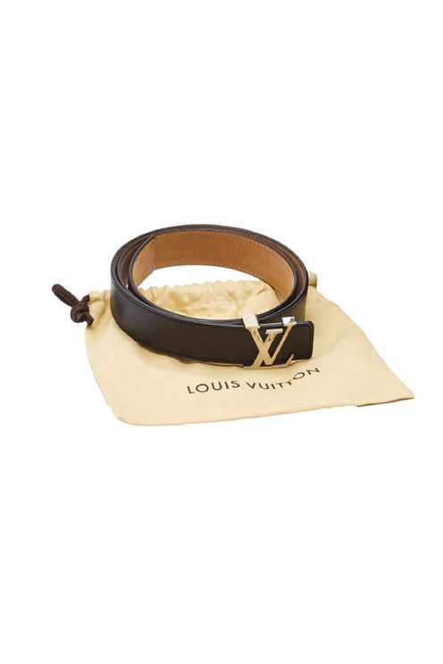 Initiales Leather Belt