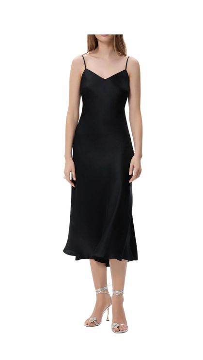 Silk Black Dress