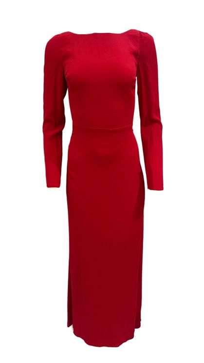 Red Backless Dress