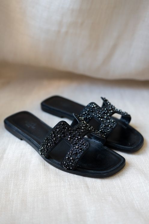 Black Pearls & Crystals Sparkling oran