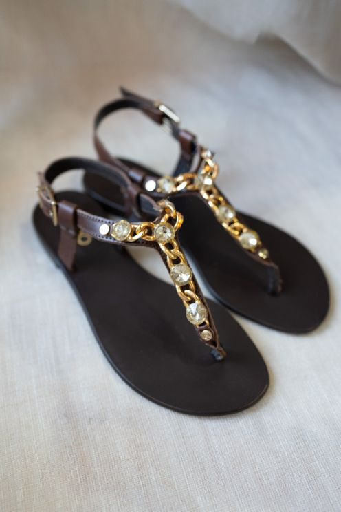 Golden Glow Sandals