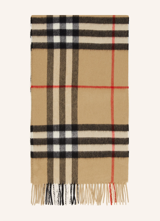 Check Cashmere Whisper Scarf