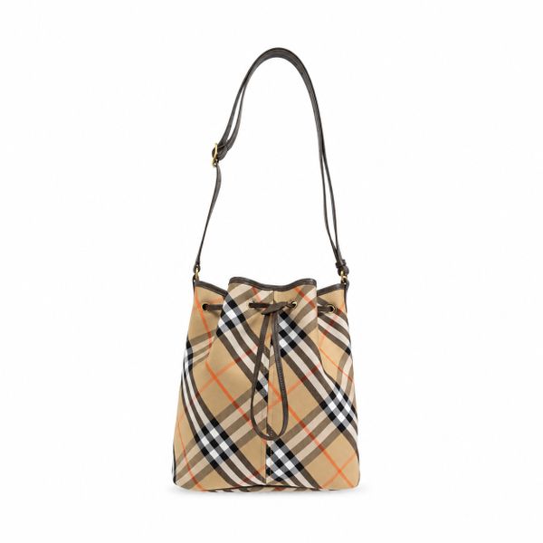 Vintage Check bucket shoulder bag