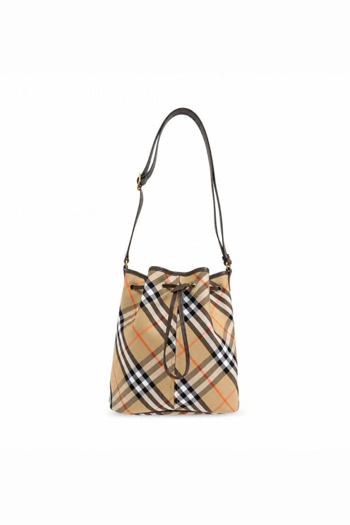 Vintage Check Bucket Shoulder Bag Vintage Check Bucket Shoulder Bag