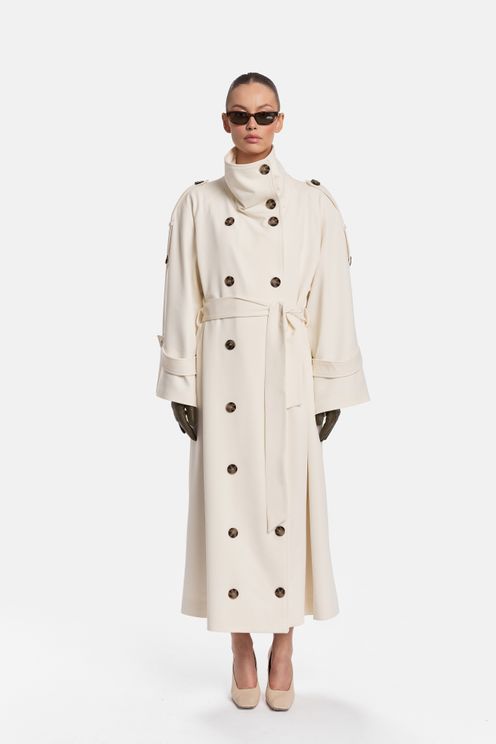 Płaszcz Keneddy White (Petite)