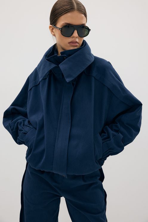 Kurtka Lara Denim – granatowy