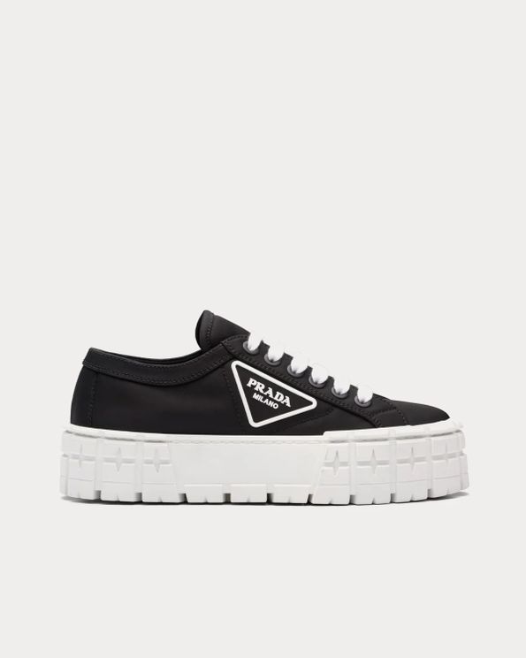 Gabardine Black Low Sneakers