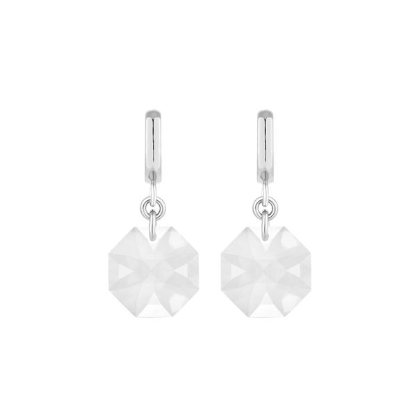 Srebrne kolczyki z bezbarwnymi kryształami SWAROVSKI® CRYSTAL Srebrne kolczyki z bezbarwnymi kryształami SWAROVSKI® CRYSTAL