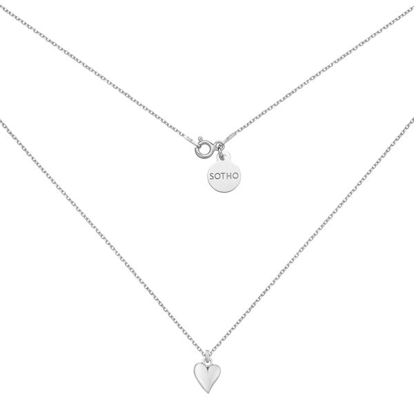 Srebrny naszyjnik z małym serduszkiem