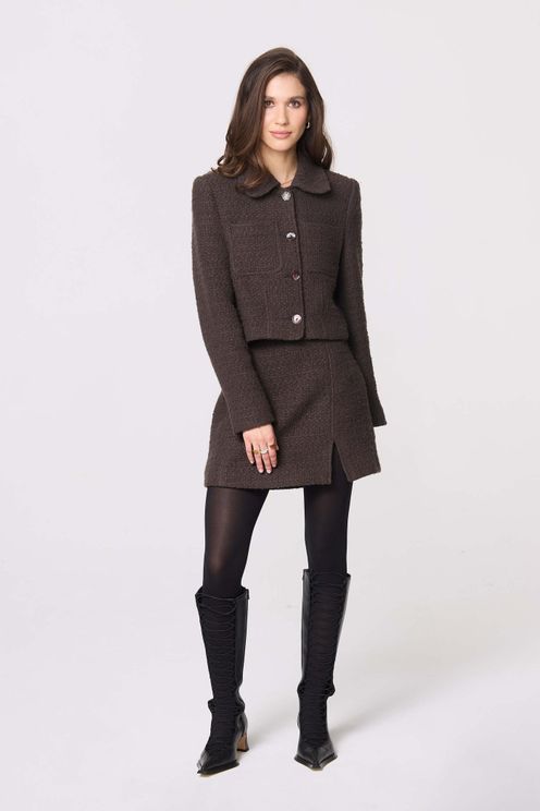 Marynarka Brun Tweed
